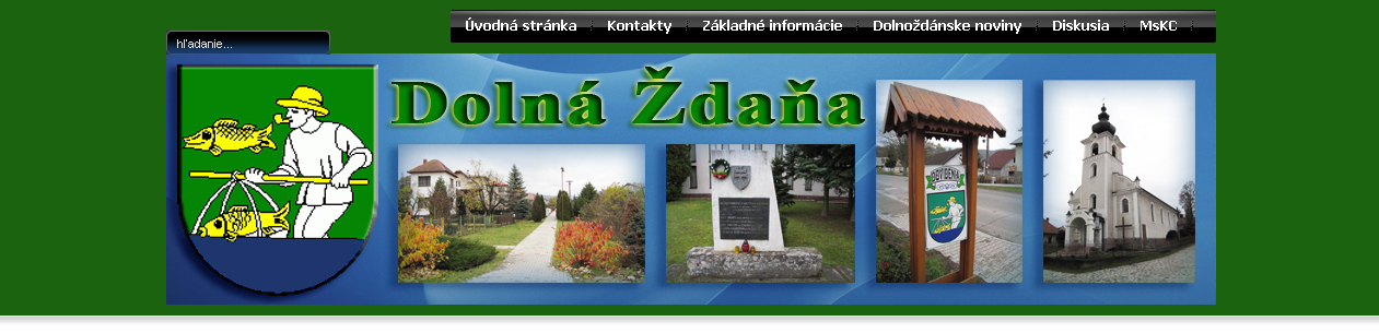 Stránka www.dolnazdana.sk (položka bude otvorená v novom okne)